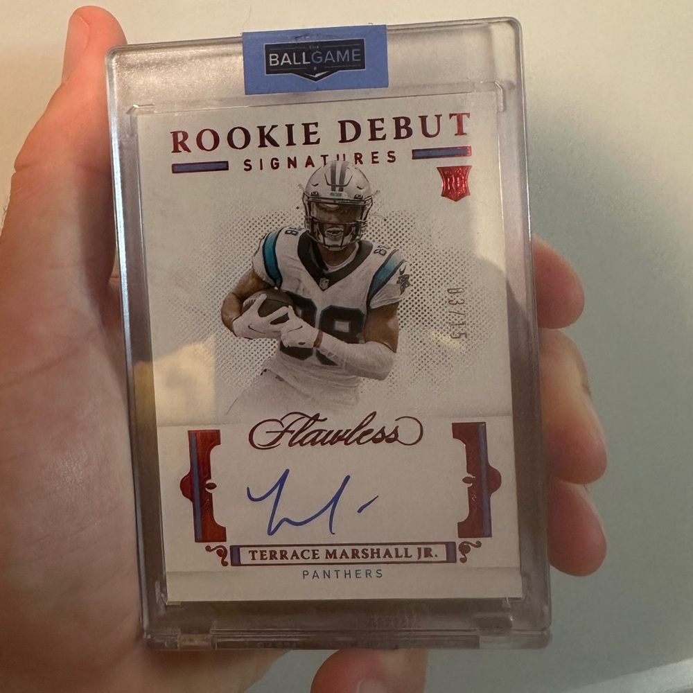 Flawless Terrance marshal jr. Rookie auto /15
